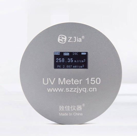 เครื่องวัดพลังงานแสงยูวีสำหรับหลอด LED UV รุ่น UV Meter 150 ความแม่นยำสูง สำหรับ 365/395/405nm (UV Energy Meter 150 for LED UV Light 365nm/395nm/405nm)