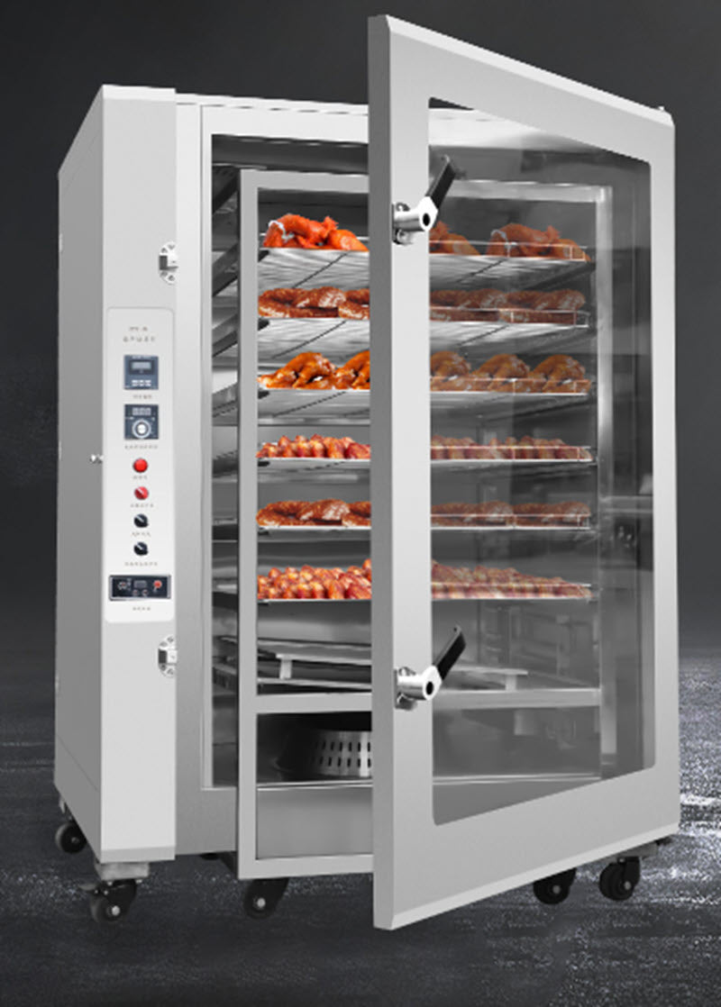 เตาอบรมควันไฟฟ้าขนาดใหญ่ 12 ชั้น Large Electric Smoke Oven รุ่น CY-6L