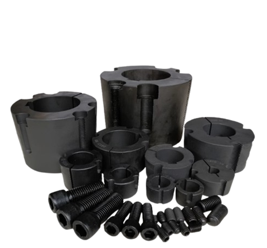 มู่เล่แบบ Taper Bush สั่งผลิตตามขนาด ล้อใหญ่-ล้อเล็ก (Taper Bush Pulley Custom Size Set)