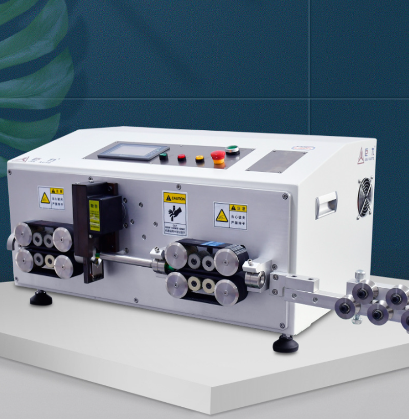 เครื่องตัดและปอกสายไฟอัตโนมัติ รุ่น JL-800W-70P สำหรับสายไฟขนาดใหญ่สูงสุด 70mm² Automatic Wire Cutting &  Stripping Machine