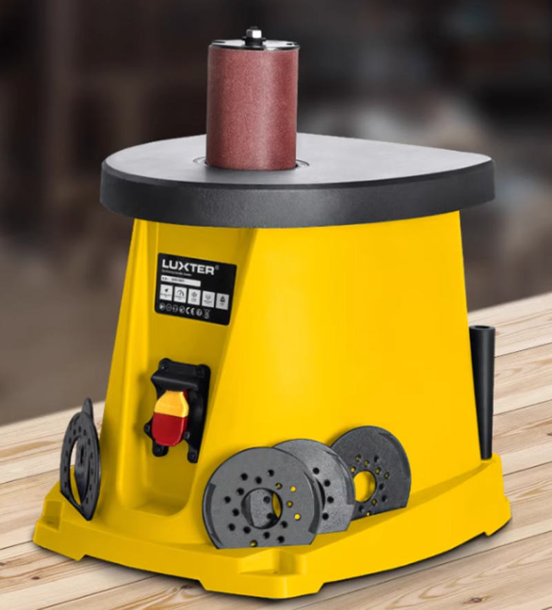 เครื่องขัดกระดาษทรายแบบตั้งโต๊ะ Oscillating Spindle Sander Machine ขนาด 14 นิ้ว