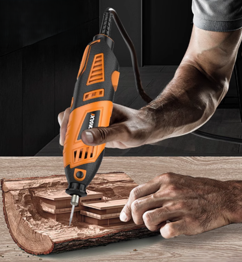 เครื่องเจียรแกนตรงอเนกประสงค์ KOMAX Rotary Tool 1050W เครื่องมือไฟฟ้าขนาดกะทัดรัด สำหรับตัด เจียร ขัดและทำงาน DIY