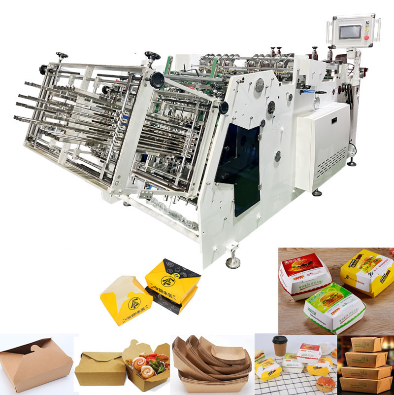 เครื่องขึ้นรูปกล่องอาหารระบบเซอร์โวอัตโนมัติ  Full Servo Box Forming Machine for Food Packaging 380V/50Hz