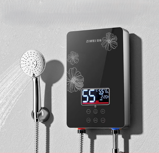 เครื่องทำน้ำอุ่นไฟฟ้า  Electric Water Heater 6000W with ELCB Safety Switch ZIWEI รุ่น NI-60 ระบบป้องกันไฟรั่ว