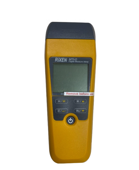 เครื่องวัดความชื้นดิจิตอล Rixen M-70D (Digital Moisture Meter) แบบหลายฟังก์ชัน พร้อมสายวัดภายนอก