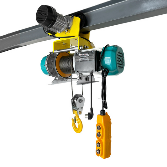 รอกไฟฟ้าพร้อมชุดขับเคลื่อน (Electric Hoist with Trolley) รุ่น 1.2 ตัน + สายสังกะสี 30 เมตร